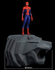 Sentinel - SV-Action - Spider-Man: Into the Spider-Verse - Peter B. Parker with Statue (Japan Ver.) (Reissue) - Marvelous Toys
