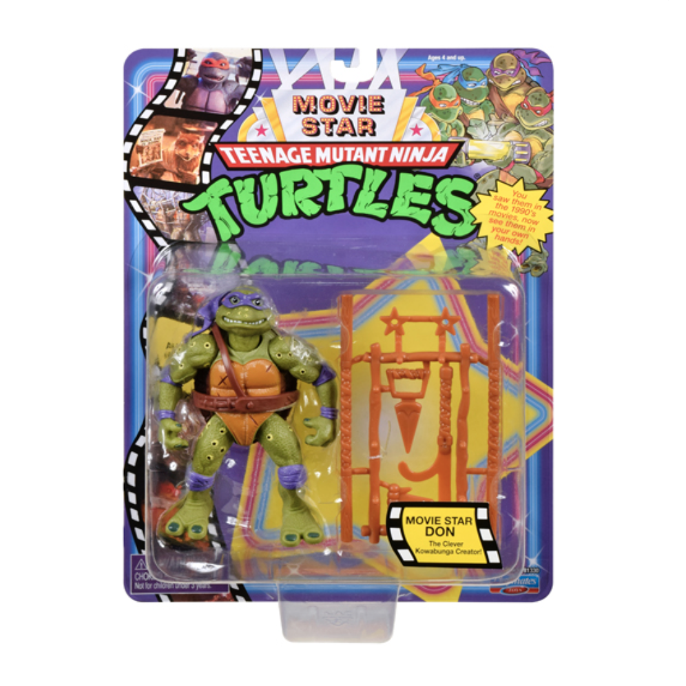 Playmates Toys - Teenage Mutant Ninja Turtles - Retro Collection - Movie Star Don - Marvelous Toys