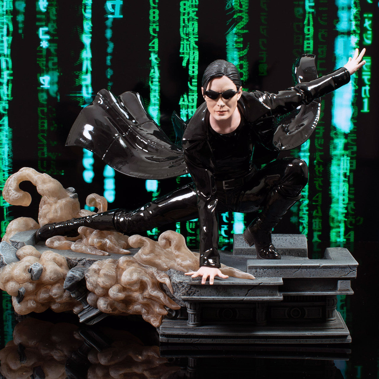 [LIMITED PO] Diamond Select Toys - The Matrix - Deluxe Gallery Diorama - Trinity - Marvelous Toys