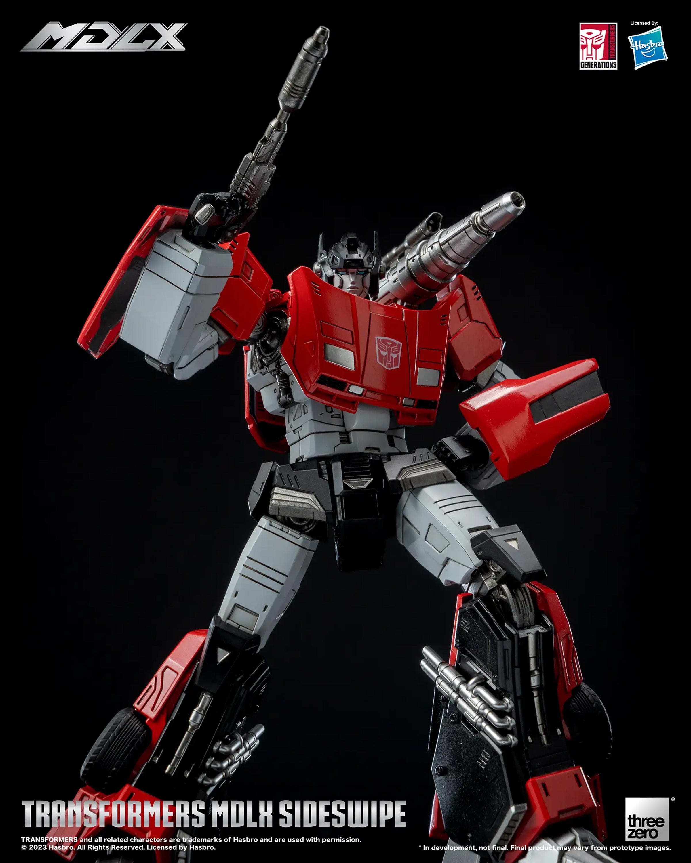 threezero - MDLX - The Transformers - Sideswipe (Kelvin Sau Redesign)