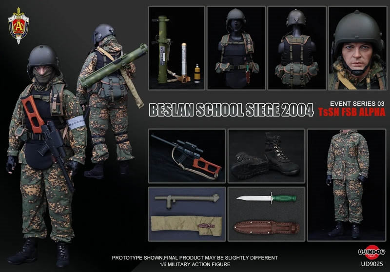 Ujindou - UD90025 - TsSN FSB: Directorate &quot;A&quot;, Beslan School Siege 2004 - Marvelous Toys