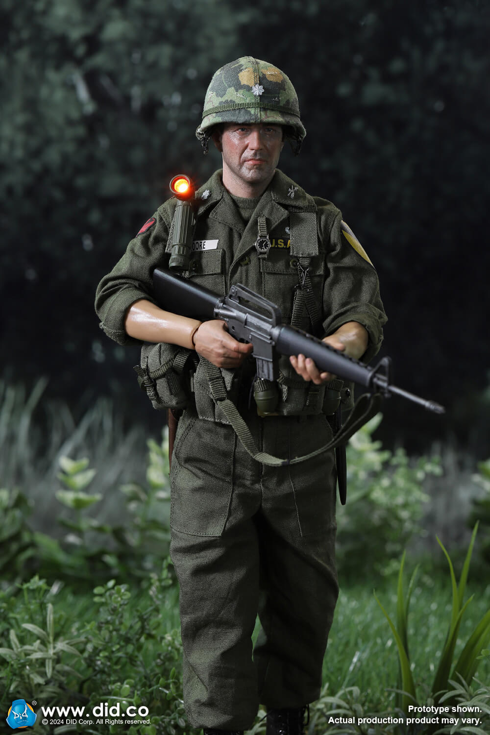 DiD - V80174 - Vietnam War - U.S. Army Lt. Col. Moore (1/6 Scale) - Marvelous Toys