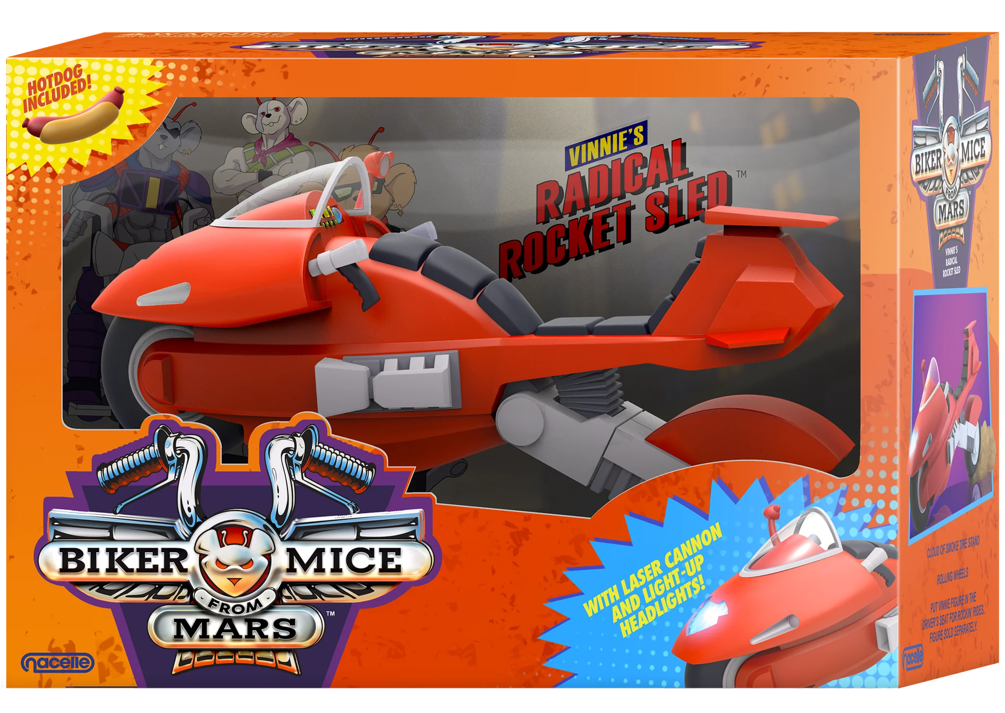 Nacelle - Biker Mice from Mars - Vinnie&#39;s Radical Rocket Sled (1/12 Scale) - Marvelous Toys