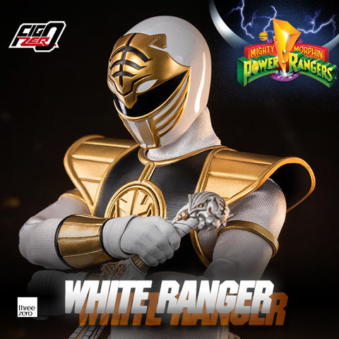 threezero - FigZero - Mighty Morphin Power Rangers - White Ranger (Reissue)