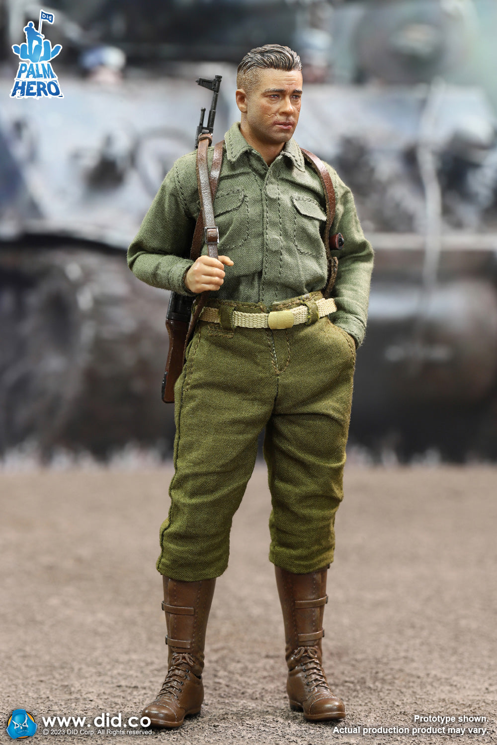 DiD - XA80019 - 1/12 Palm Hero Series - 2nd Armored Division - Hell on Wheels - SSGT Donald - Marvelous Toys