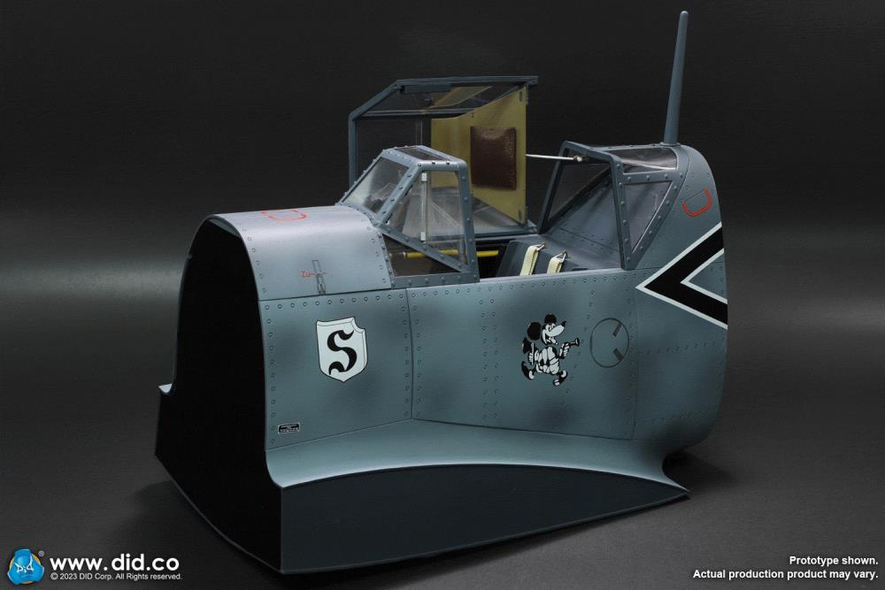 DiD - E60065B - BF109 Cockpit (Grey-Blue) (1/6 Scale) - Marvelous Toys