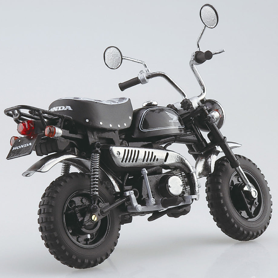Aoshima - Diecast Motorcycle - Honda Monkey (Limited Black) (1/12 Scale) - Marvelous Toys