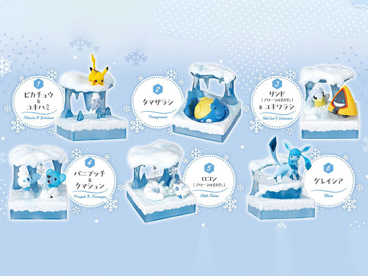 Re-Ment - Pokemon: Collect and Spread! - Pokemon World 3: Frozen Snow Field (Box of 6)