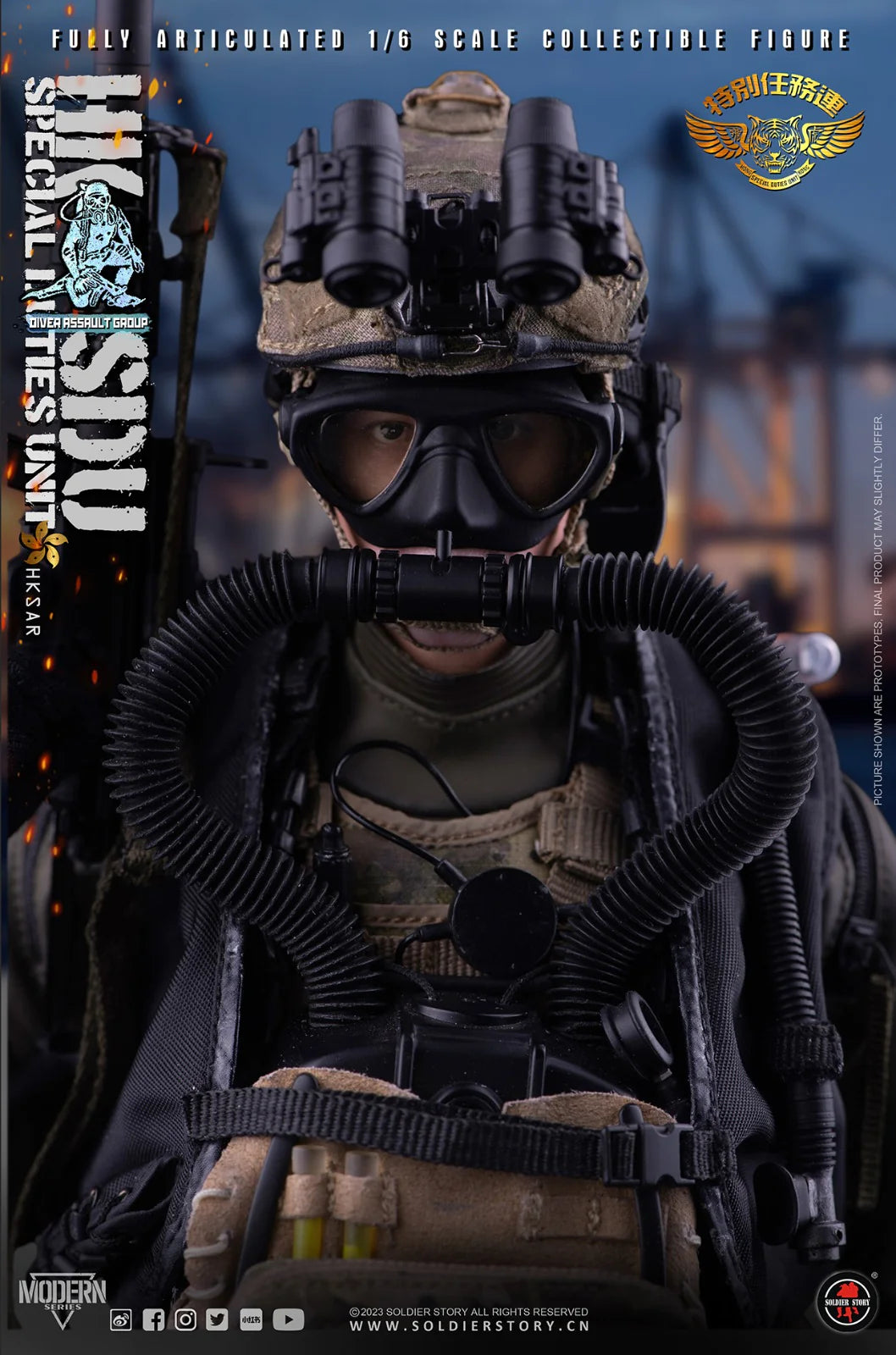 Soldier Story - SS132 - China HK SDU Diver Assault Group (Deluxe Ver.) (1/6 Scale) - Marvelous Toys