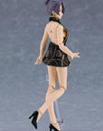 figma - 569c - Female Body (Mika) with Mini Skirt Chinese Dress Outfit (Black) - Marvelous Toys