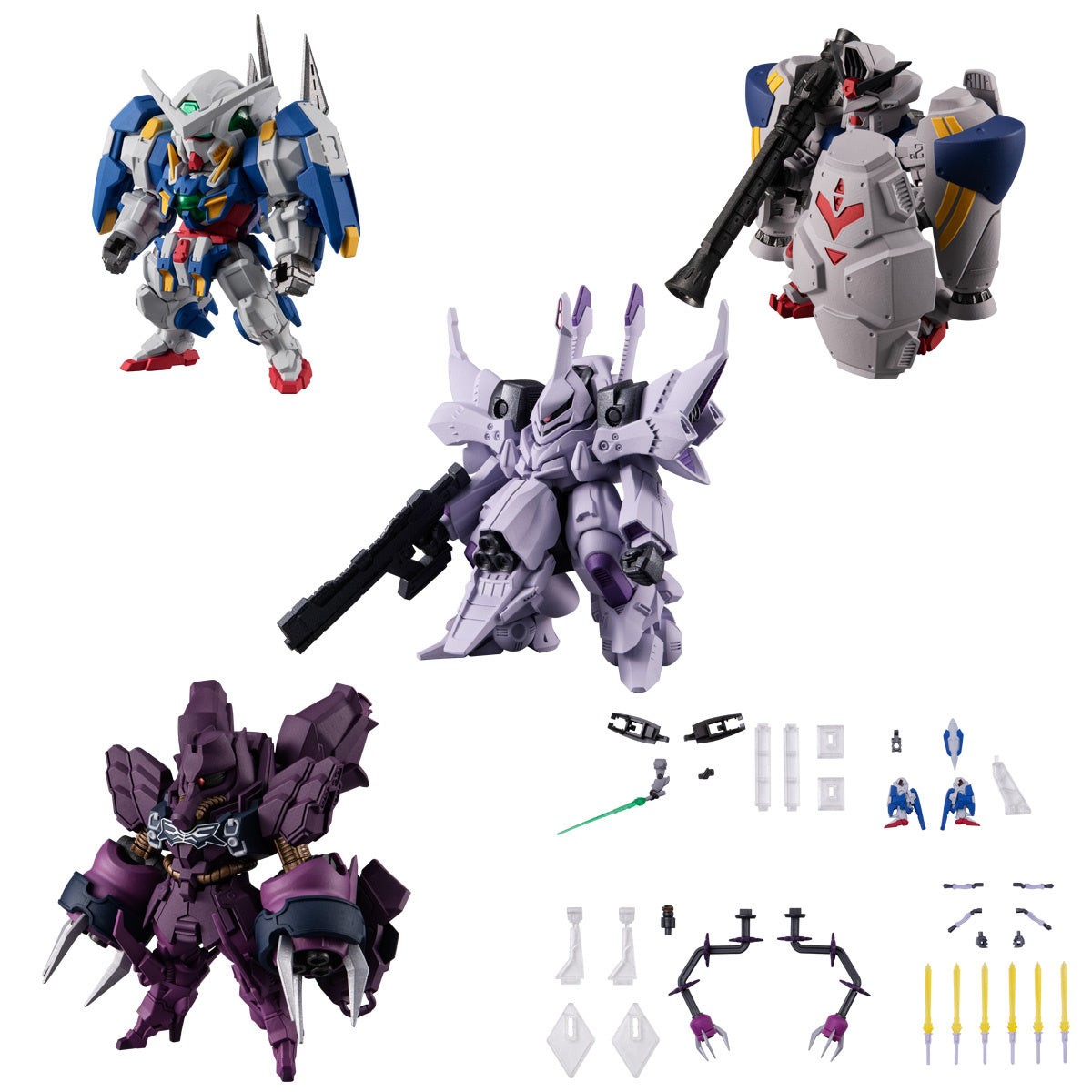 Bandai - Shokugan - Mobile Suit Gundam - FW Gundam Converge #Plus04 (Box of 5) - Marvelous Toys