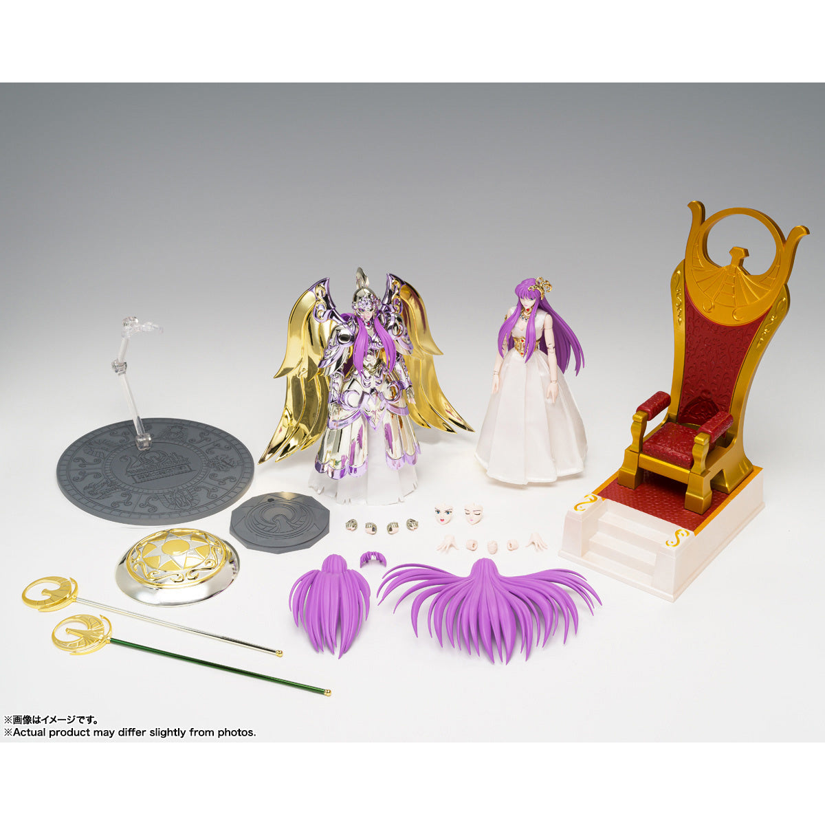 Bandai - Saint Seiya - Saint Cloth Myth EX - Goddess Athena &amp; Saori Kido -Divine Saga Premium Set- - Marvelous Toys