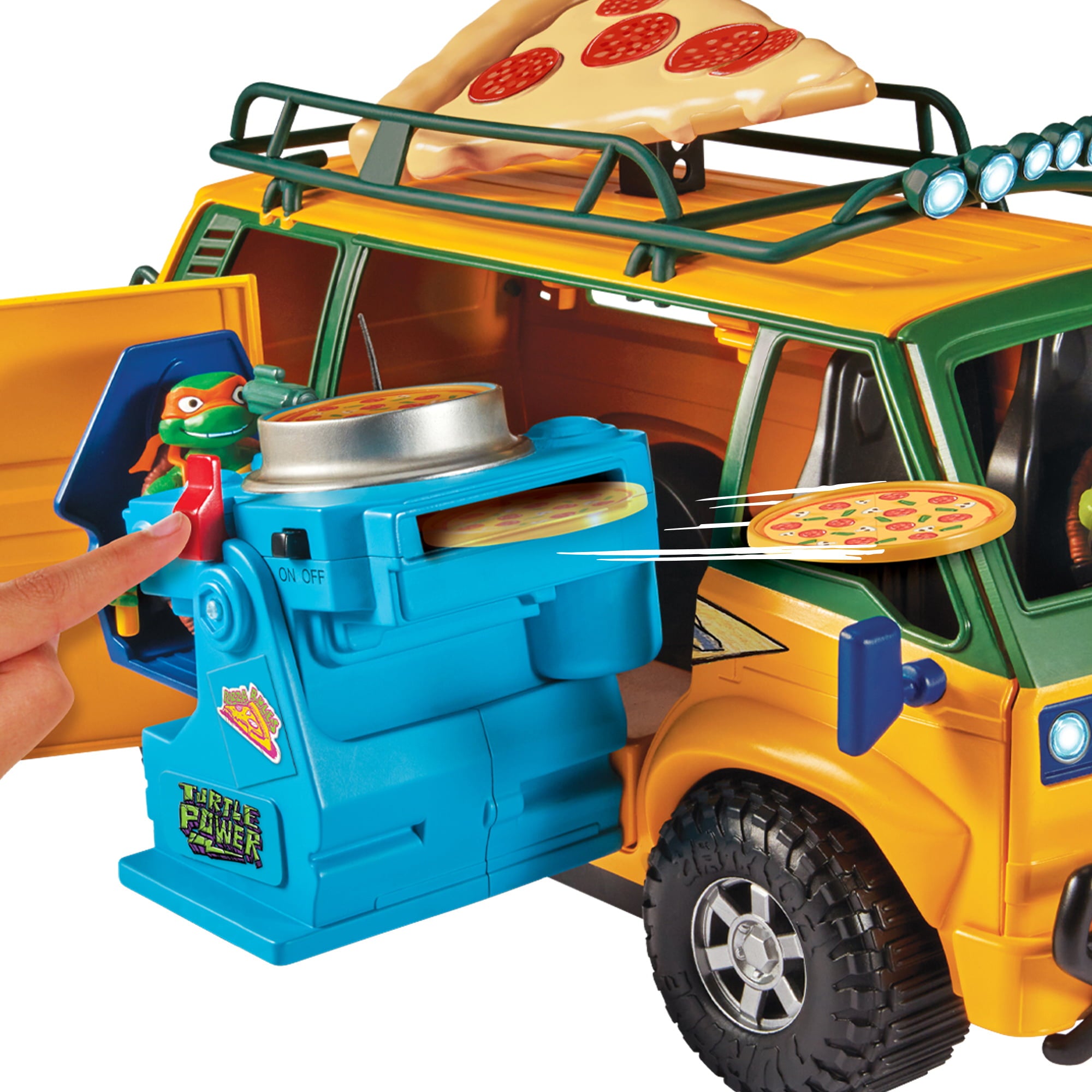 Playmates Toys - Teenage Mutant Ninja Turtles: Mutant Mayhem - Pizzafire Van - Marvelous Toys