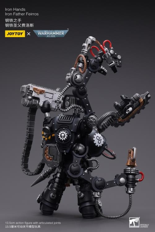 Joy Toy - JT7530 - Warhammer 40,000 - Iron Hands - Iron Father Feirros (1/18 Scale) - Marvelous Toys