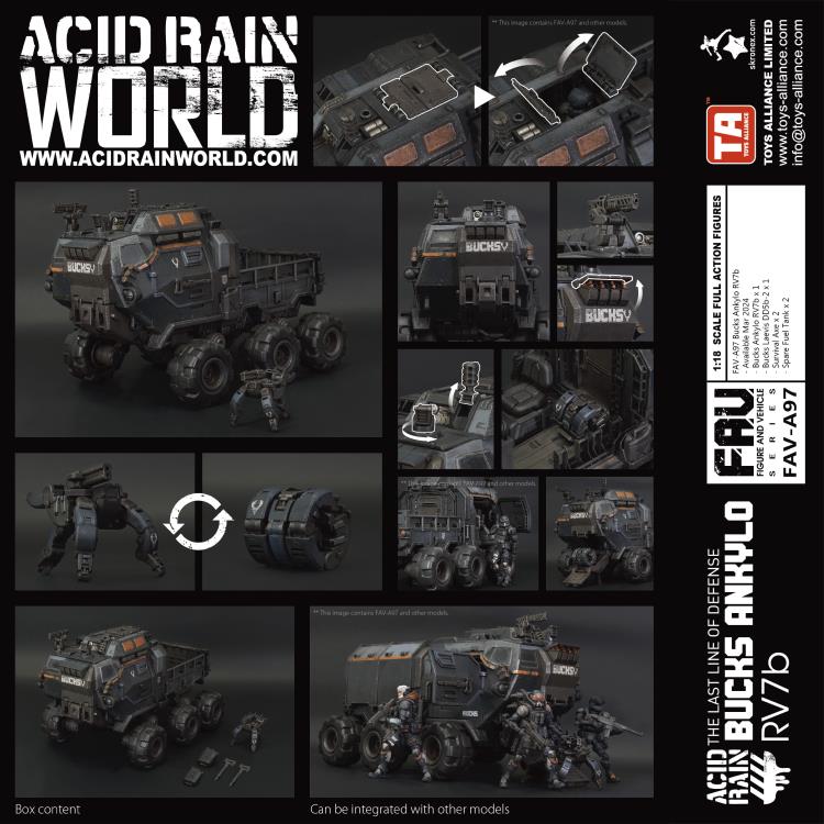 Toys Alliance - Acid Rain - FAV-A97 - Bucks Ankylo RV7b (1/18 Scale) - Marvelous Toys