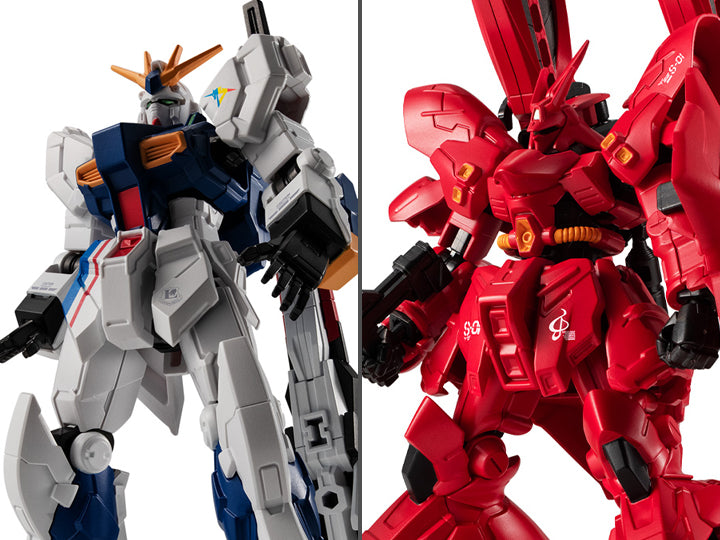 Bandai - Shokugan - Mobile Suit Gundam G Frame - FA RX-93ff v Gundam &amp; MSN-04FF Sazabi (2-Pack) - Marvelous Toys