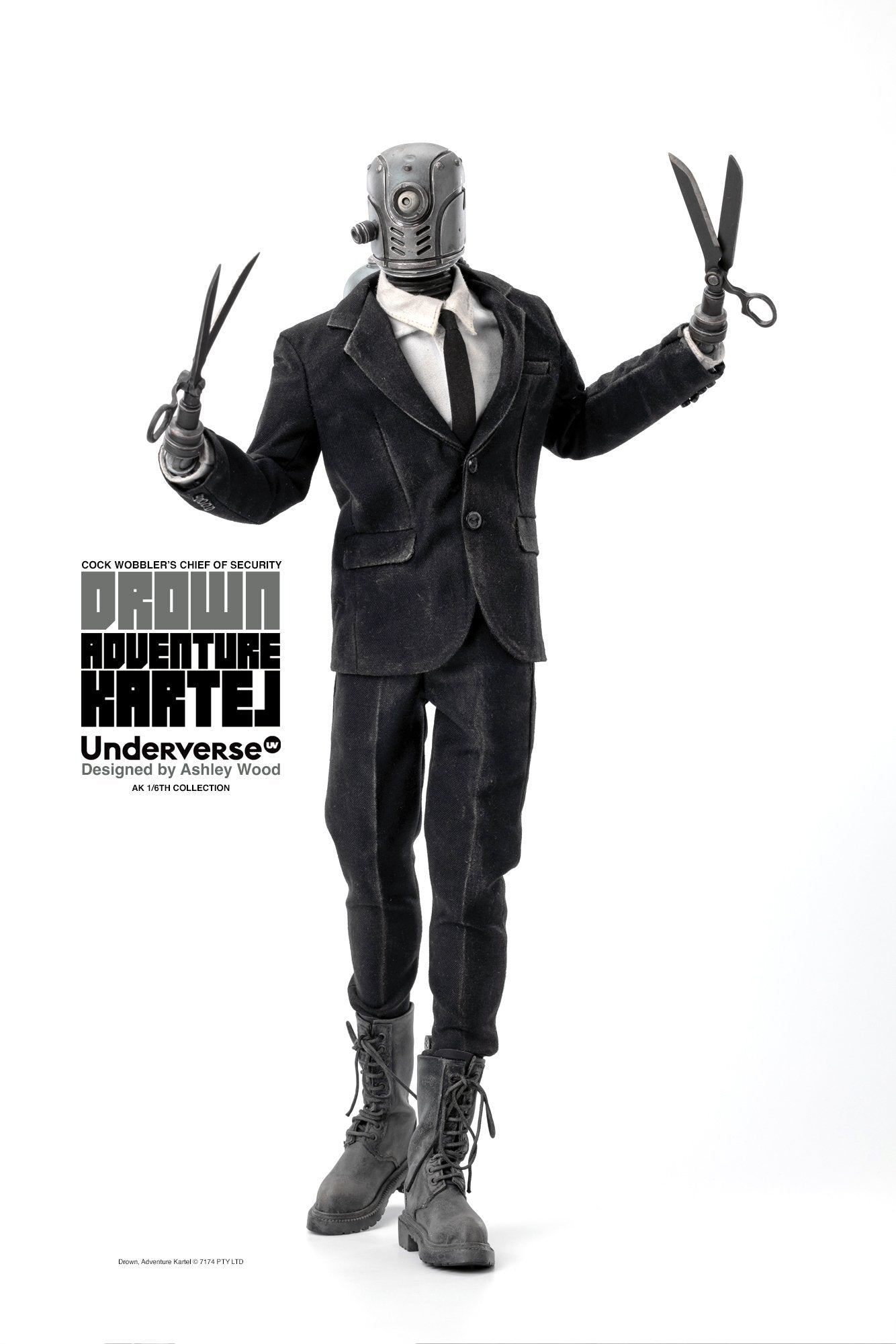 Underverse - Adventure Kartel - Cock Wobbler&#39;s Chief of Security: The Drown (1/6 Scale) - Marvelous Toys