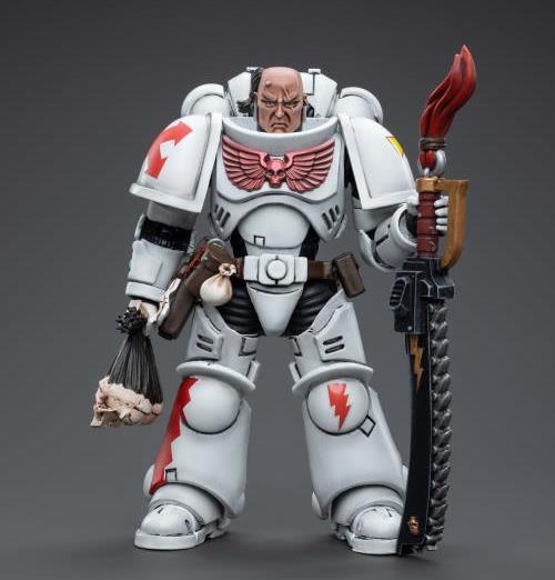 Joy Toy - JT3815 - Warhammer 40,000 - White Scars - Assault lntercessor Sergeant Tsendbaatar (1/18 Scale) (Reissue) - Marvelous Toys