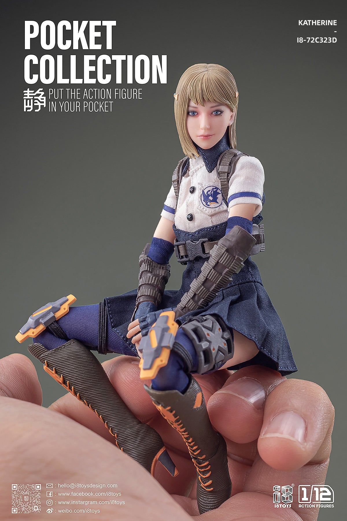 i8TOYS - Serene Hound: Prequel Story Troop No. 72C323S - Katherine (Deluxe Ver.) (1/12 Scale) - Marvelous Toys