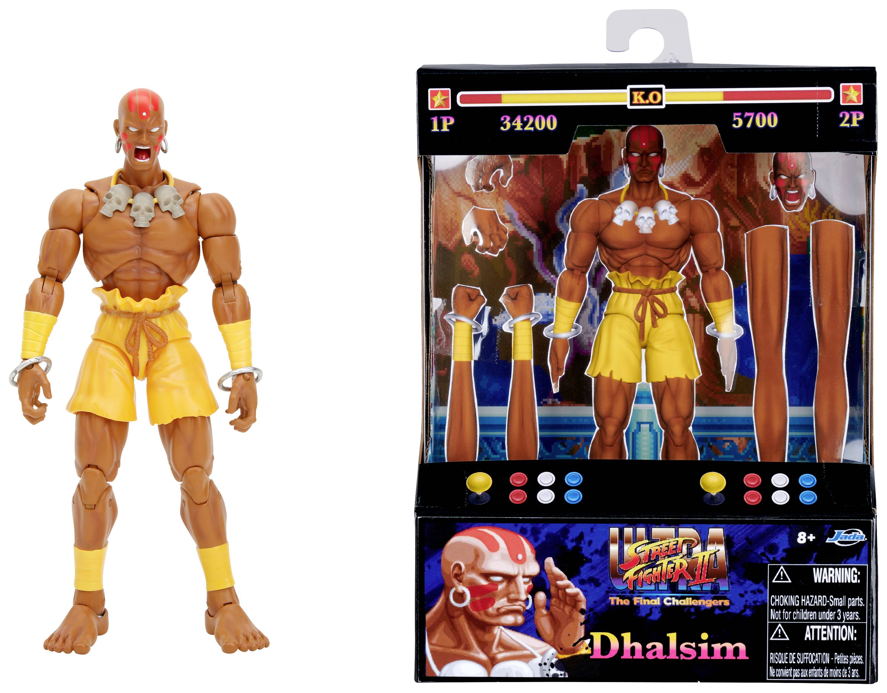 Jada Toys - Ultra Street Fighter II: The Final Challengers - 6&quot; Dhalsim - Marvelous Toys