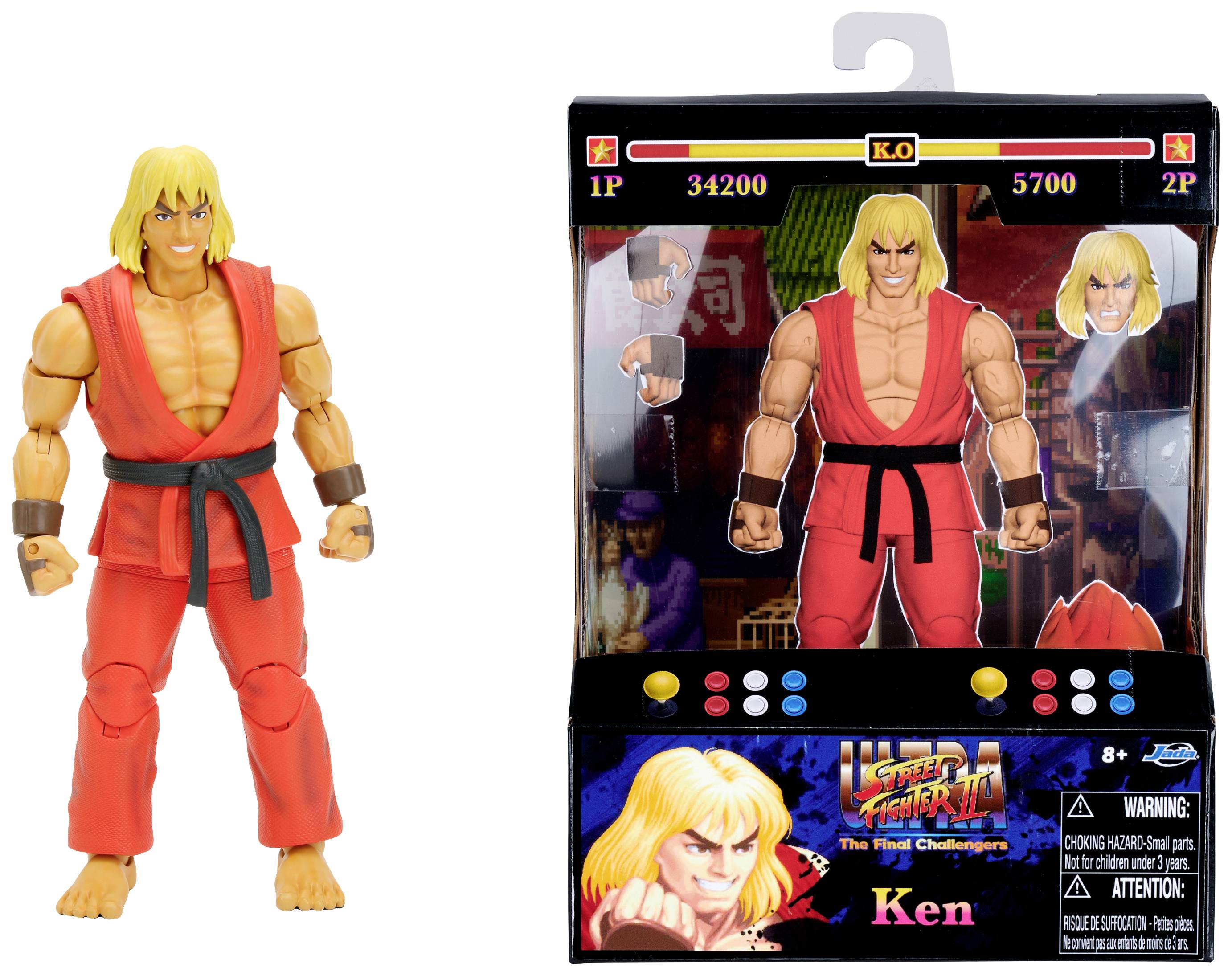 Jada Toys - Ultra Street Fighter II: The Final Challengers - 6&quot; Ken Masters - Marvelous Toys
