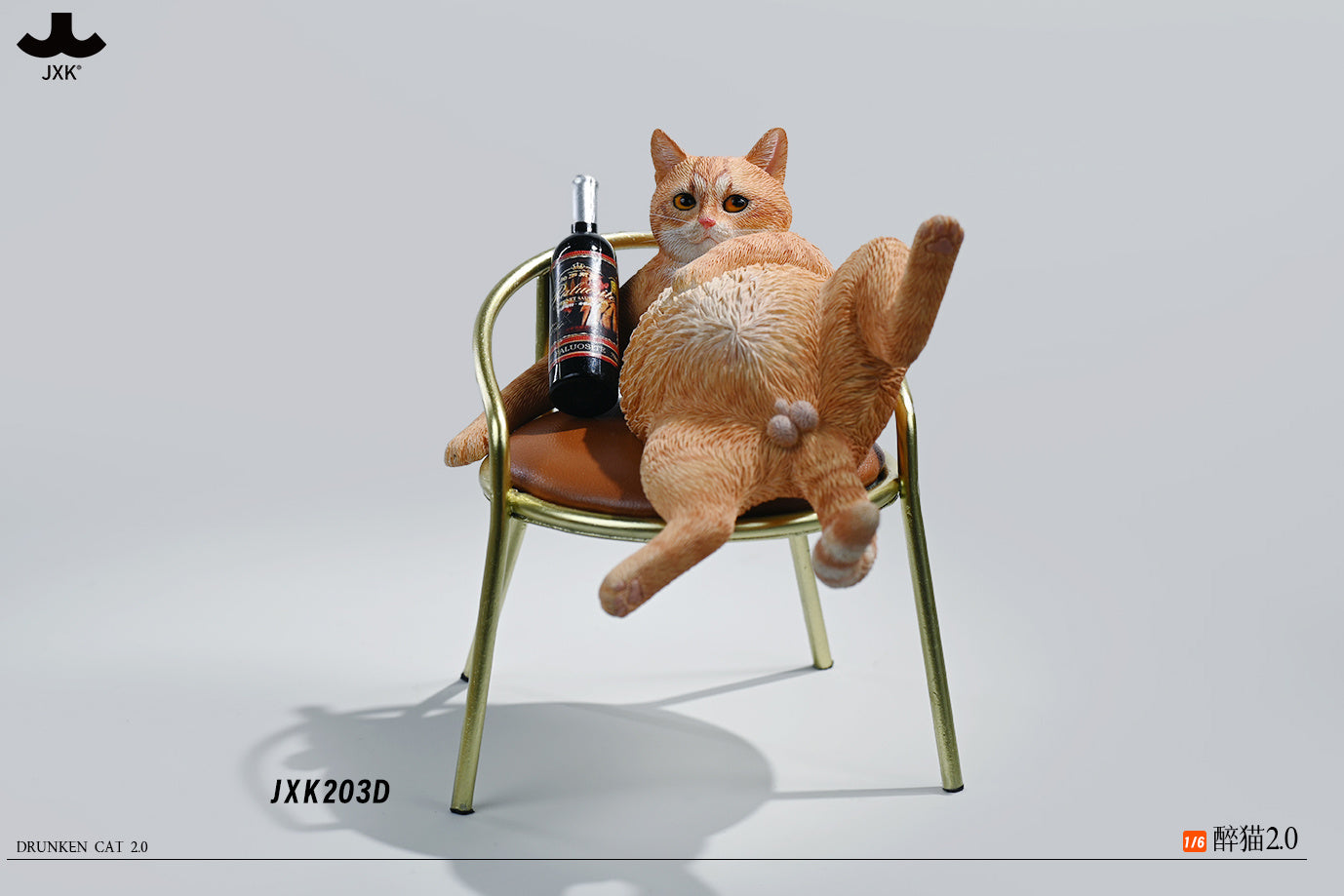 JxK Studio - JxK203D - Drunken Cat 2.0 (1/6 Scale) - Marvelous Toys