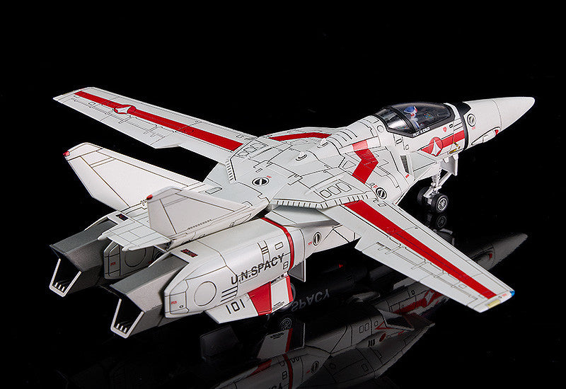 Max Factory - PLAMAX PX06 - The Super Dimension Fortress Macross - VF-1J Fighter Valkyrie Vermillion Platoon (Hikaru Ichijo's Fighter) Model Kit (1/72 Scale) - Marvelous Toys