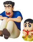 Medicom - UDF No. 639 - Crayon Shin-chan 3 - Ketsudakearuki Hiroshi & Shinnosuke (Reissue) - Marvelous Toys
