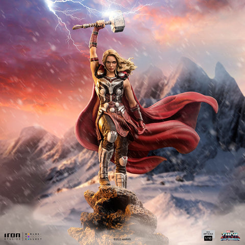 (IN STOCK) Iron Studios - BDS 1:10 Art Scale - Thor: Love and Thunder - Mighty Thor Jane Foster