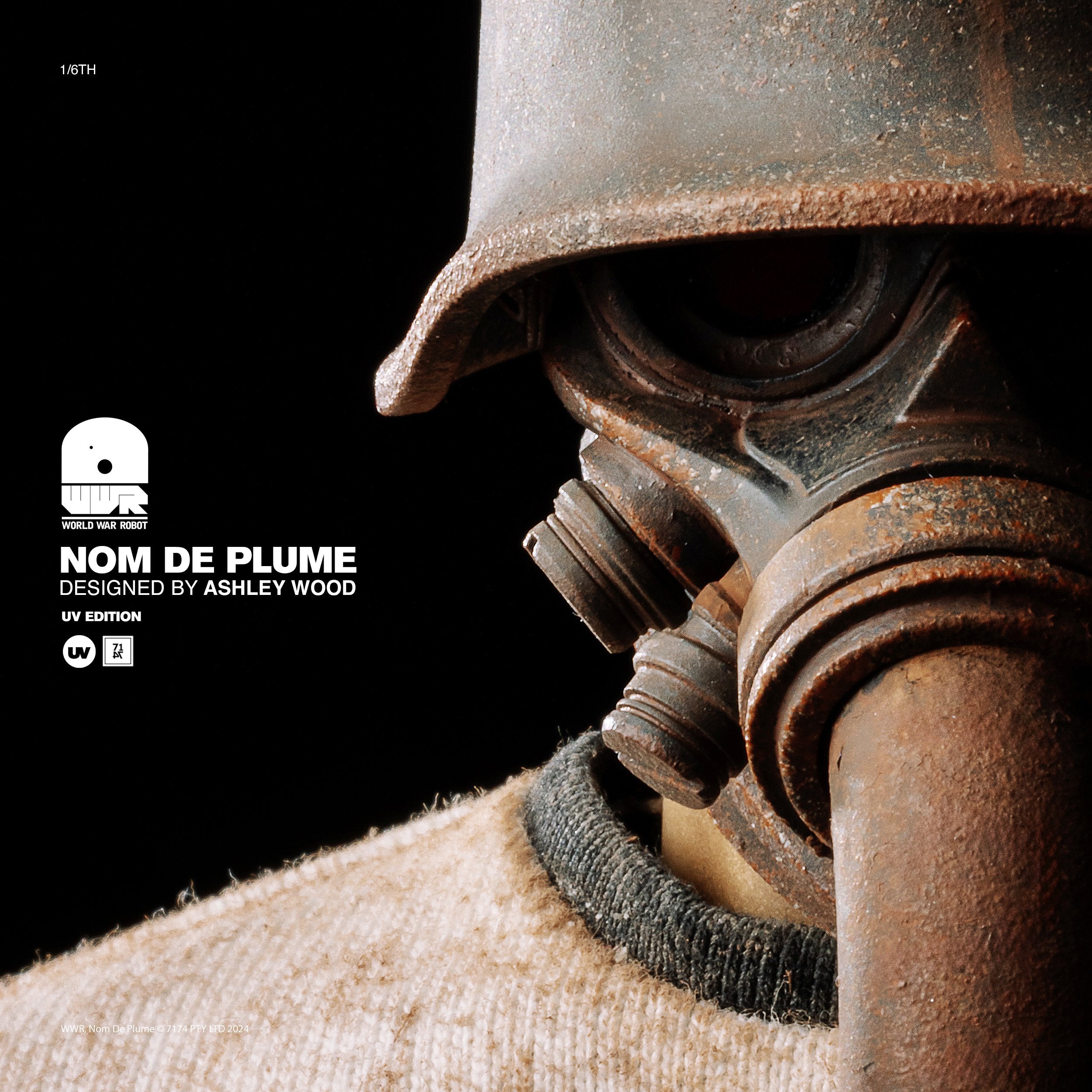 Underverse - World War Robot 2 - Nom De Plume (UV Edition) (1/6 Scale) - Marvelous Toys