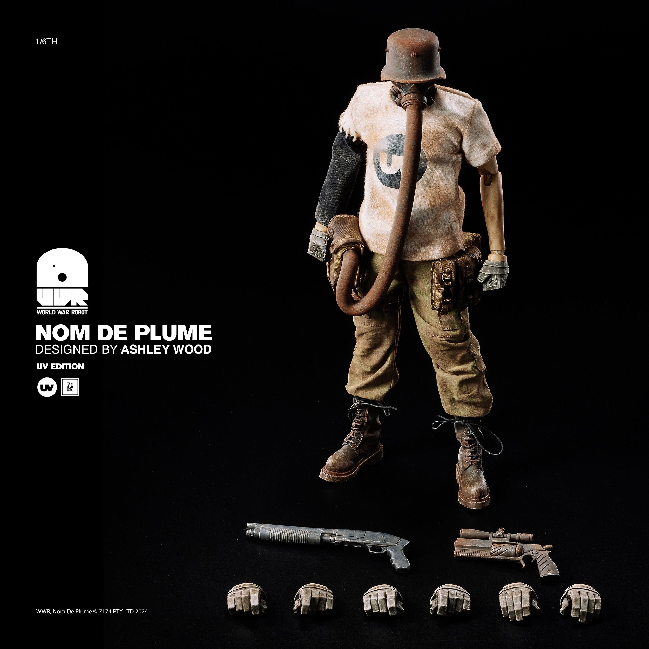 Underverse - World War Robot 2 - Nom De Plume (UV Edition) (1/6 Scale) - Marvelous Toys