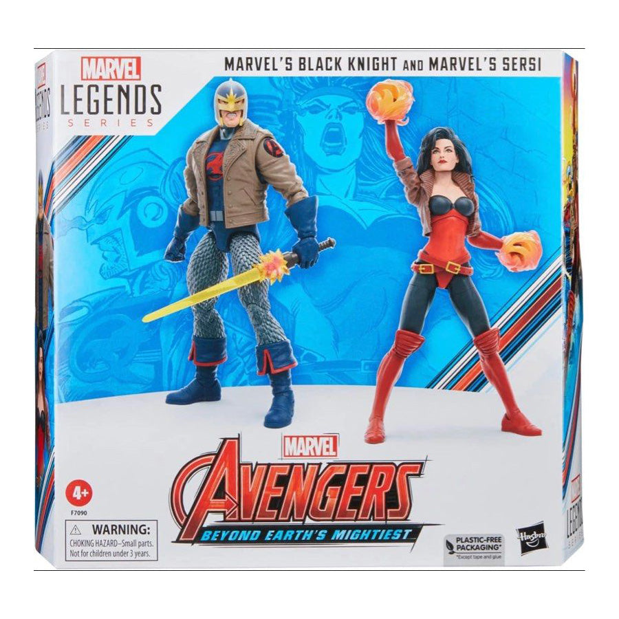 Hasbro - Marvel Legends - Avengers 60th Anniversary - Black Knight &amp; Sersi - Marvelous Toys