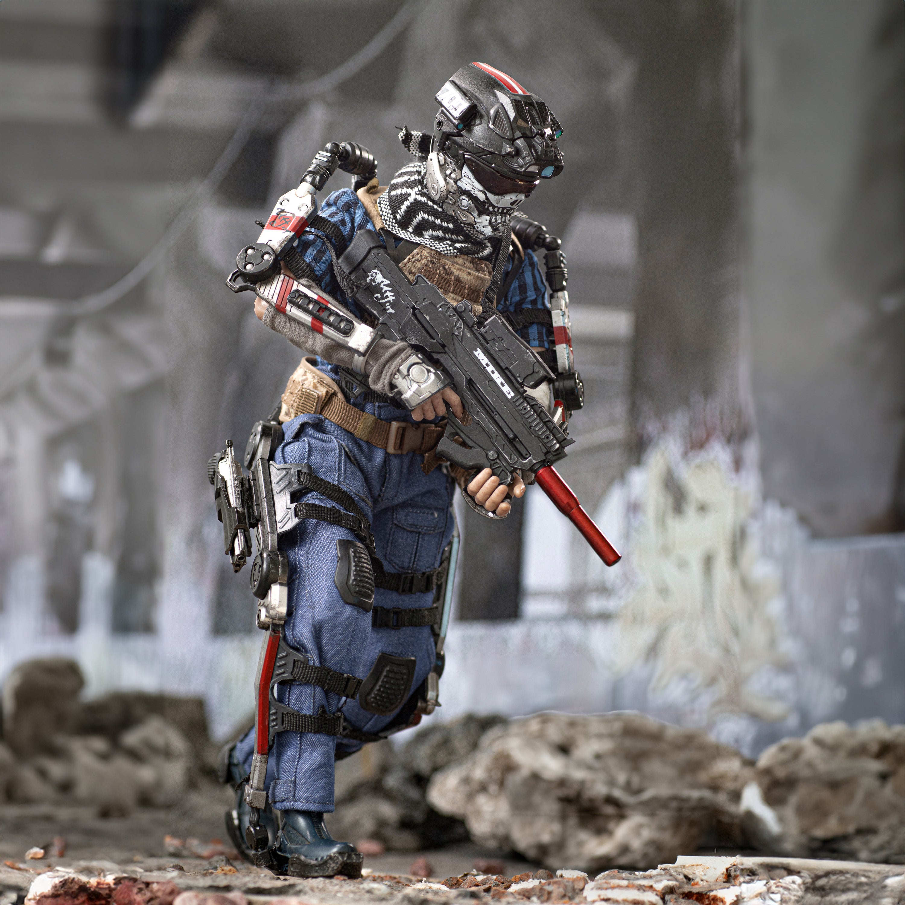 Jackal X - JX017 - Ophiuchus: Dawn of the Humanoids - Private 1st Class Mike Winter (Urban ver.) (1/6 Scale) - Marvelous Toys