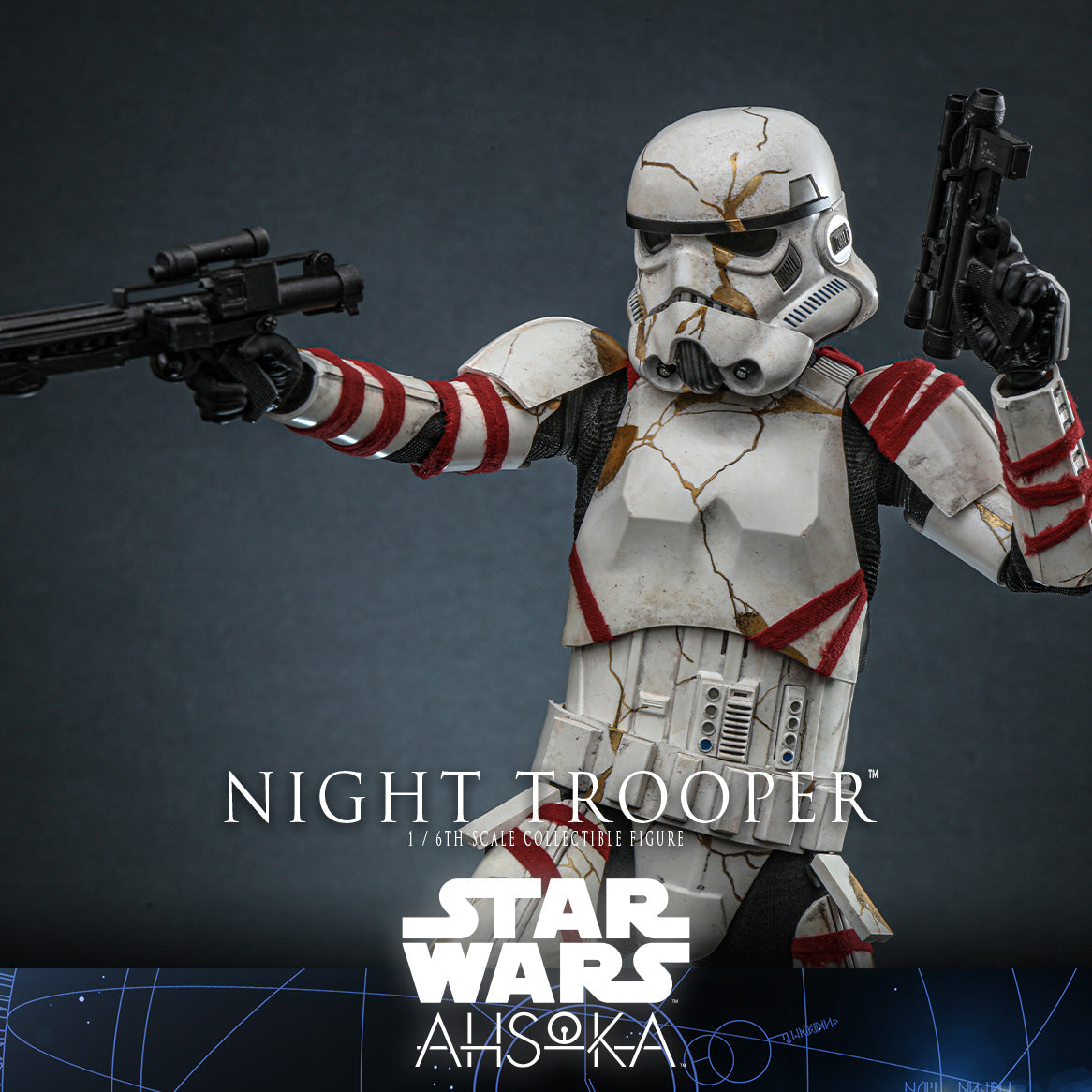 Hot Toys - TMS121 - Star Wars: Ahsoka - Night Trooper - Marvelous Toys