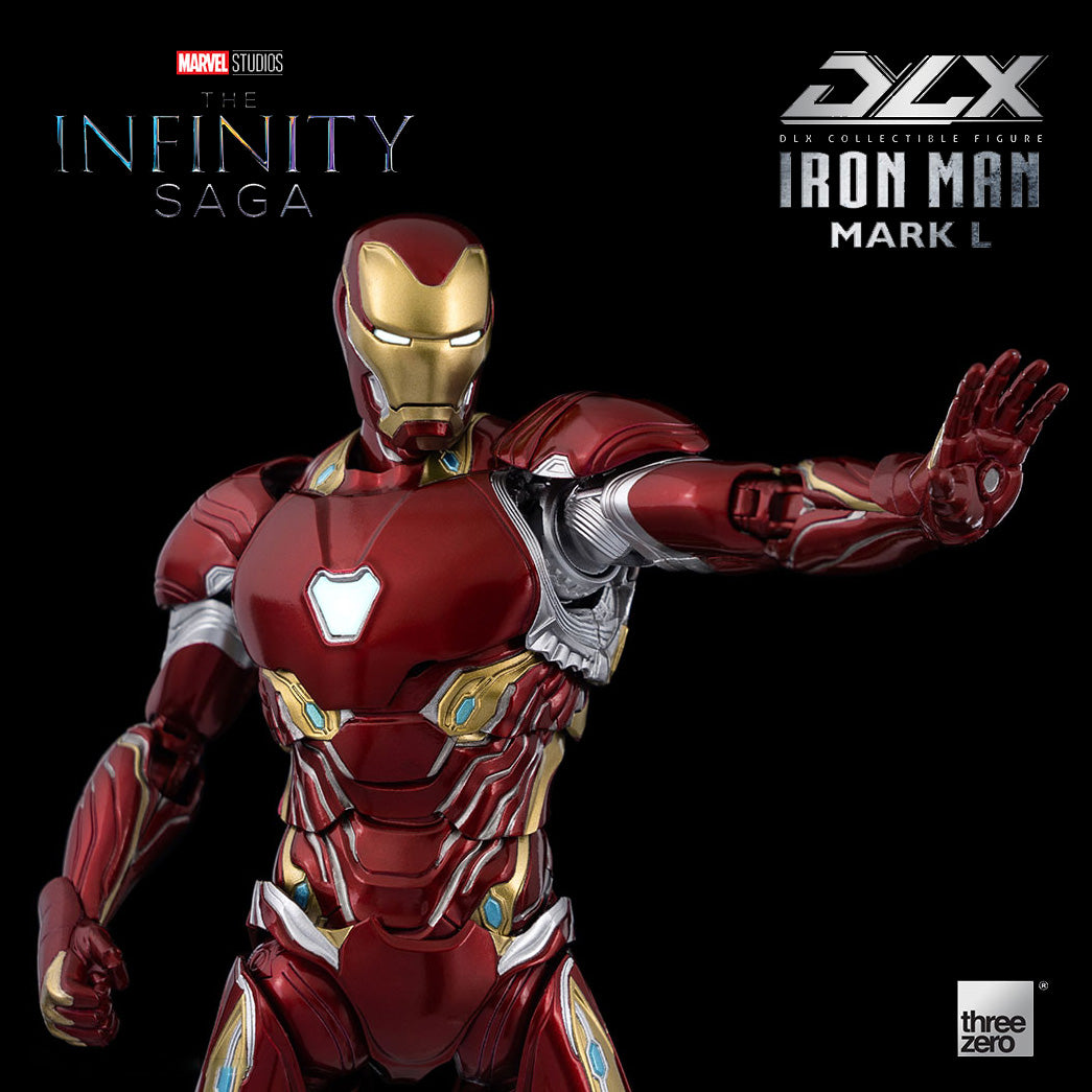 threezero - DLX - Marvel Studios: The Infinity Saga - Iron Man Mark L (50) (1/12 Scale) (Reissue) - Marvelous Toys