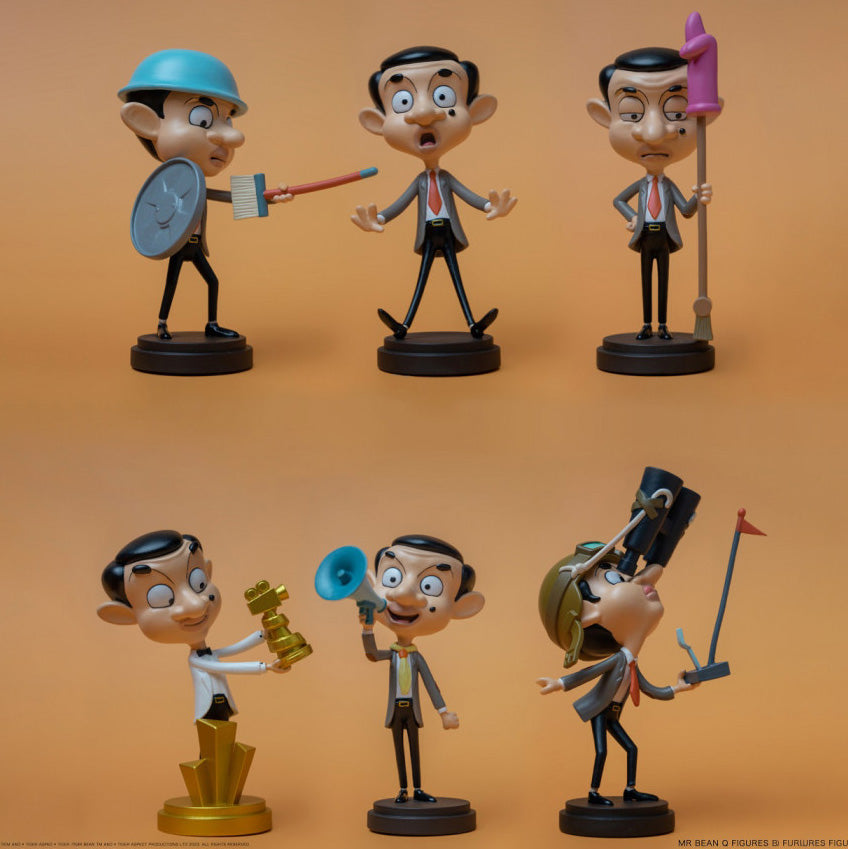 Genesis - Mr. Bean - Mr. Bean Q Figures (Box of 6) - Marvelous Toys