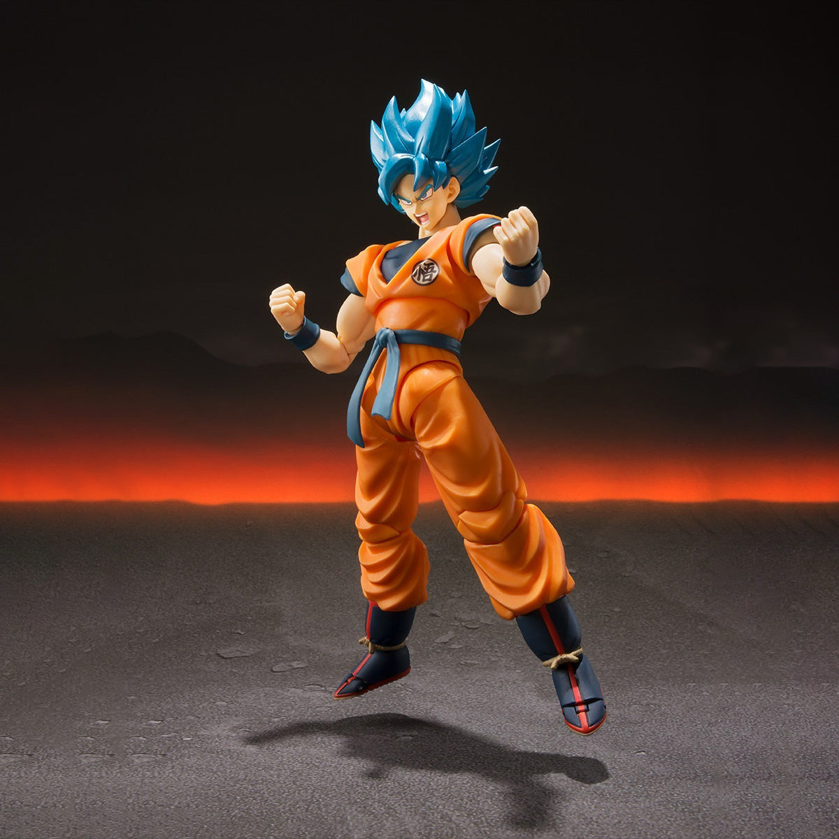 Bandai - S.H.Figuarts - Dragon Ball Super: Broly - Super Saiyan God Super Saiyan Son Goku -Super- (Reissue) (1/12 Scale) - Marvelous Toys