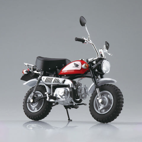 Aoshima - Diecast Motorcycle - Honda Monkey (Fighting Red) (1/12 Scale)
