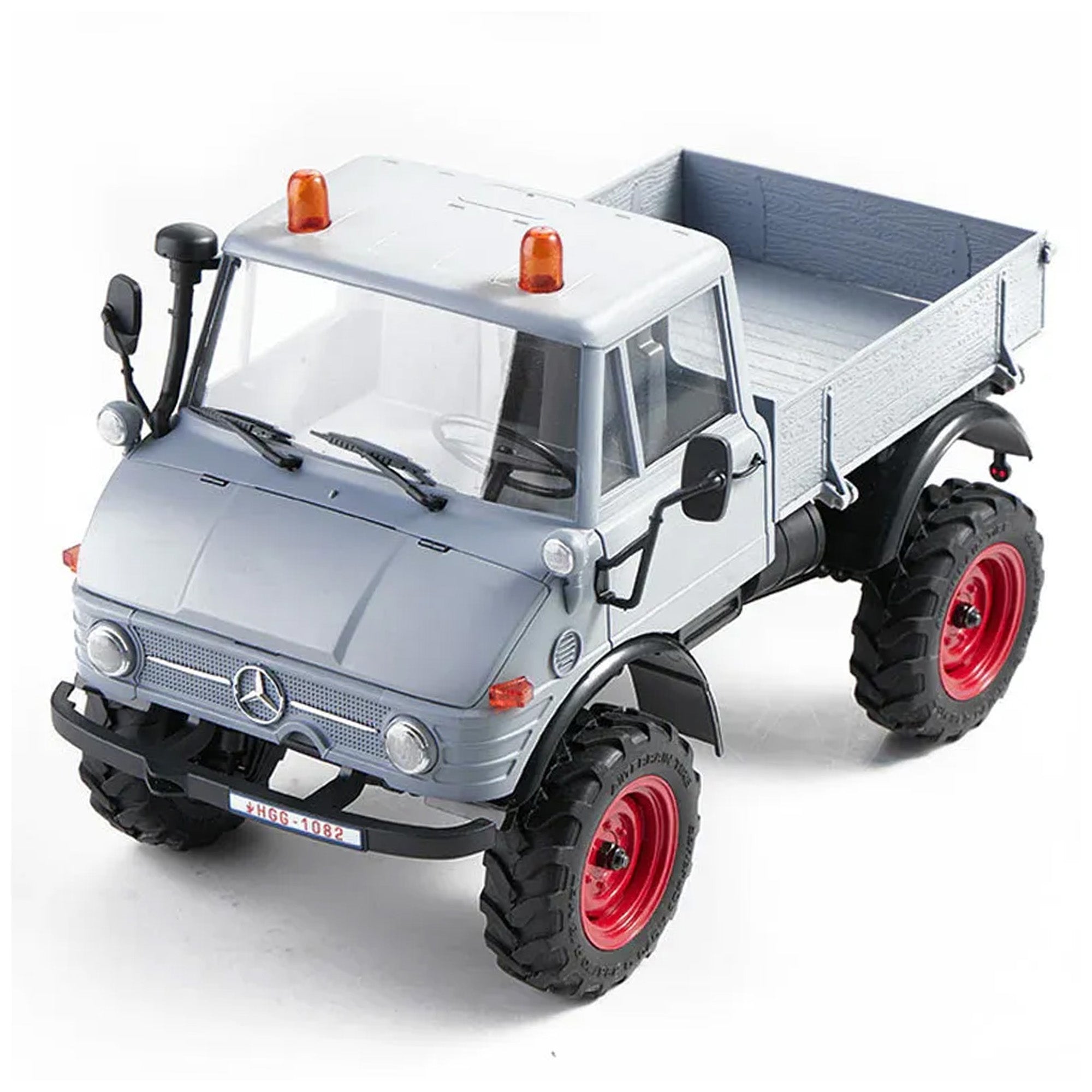 FMS - RC Vehicle - Mercedes-Benz Unimog 421 (1966) (Gray ver.) (1/24 Scale) - Marvelous Toys