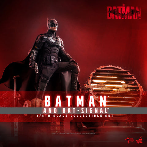 (IN STOCK) Hot Toys - MMS641 - The Batman - Batman and Bat-Signal