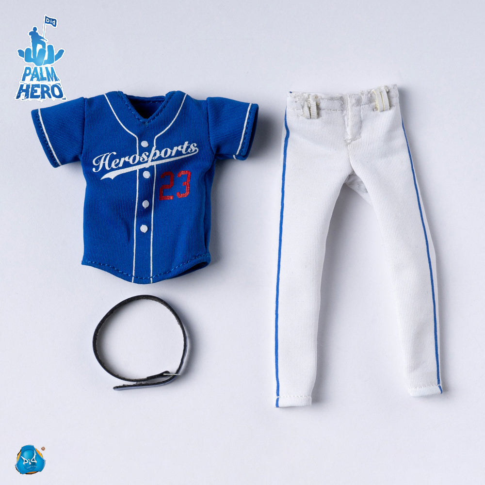 DiD - Palm Hero Simply Fun Series - The Baseballer (Blue Team) (1/12 Scale) - Marvelous Toys
