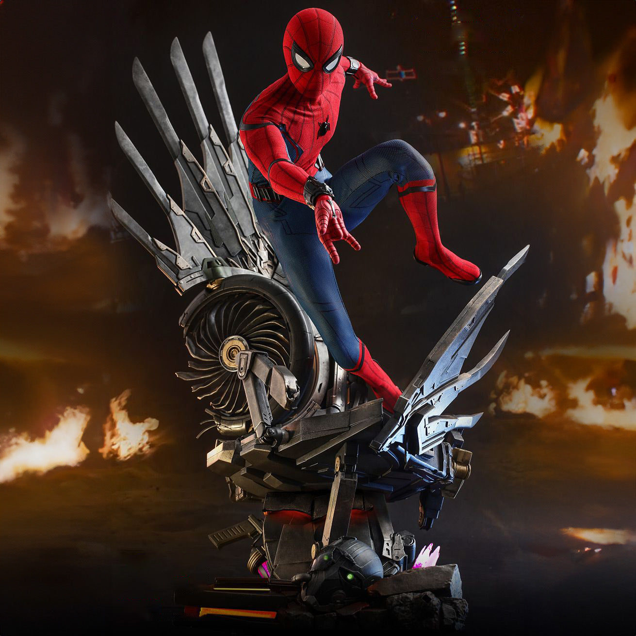 (IN STOCK) Hot Toys - QS015 - Spider-Man: Homecoming - Spider-Man (1/4 Scale) (Deluxe ver.) (Special ed.)