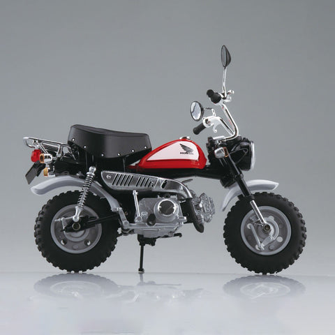 Aoshima - Diecast Motorcycle - Honda Monkey (Fighting Red) (1/12 Scale)