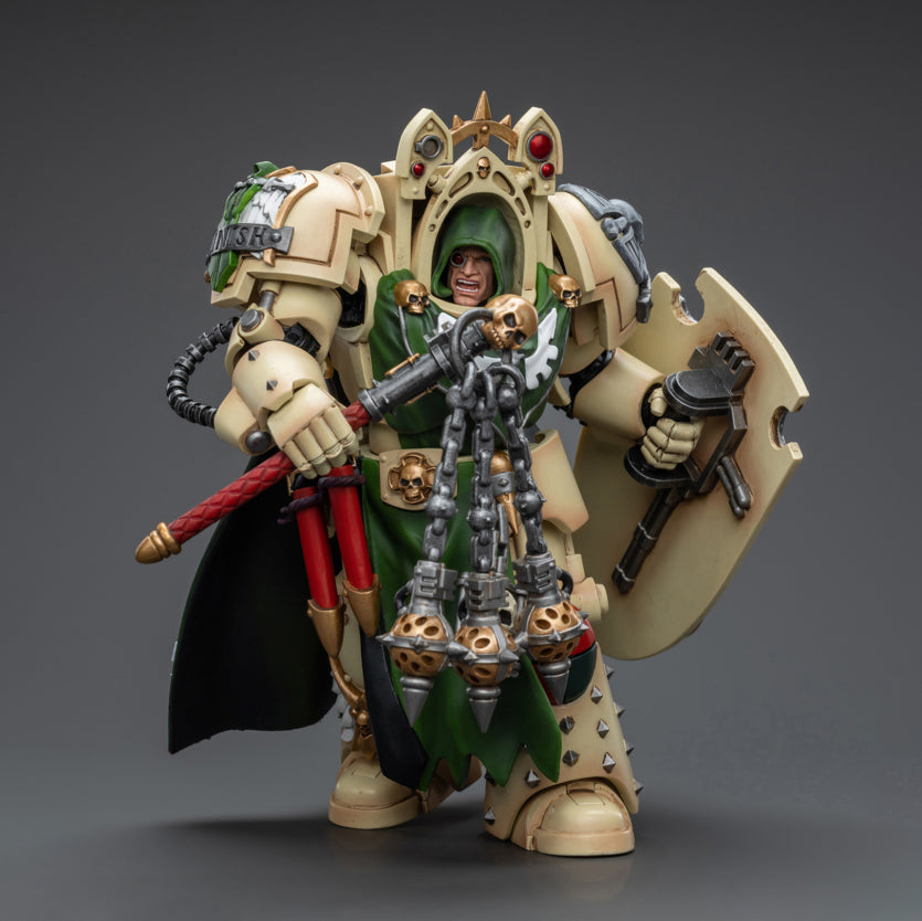 Joy Toy - JT9190 - Warhammer 40,000 - Dark Angels - Deathwing Knight Master with Flail of the Unforgiven (1/18 Scale) - Marvelous Toys