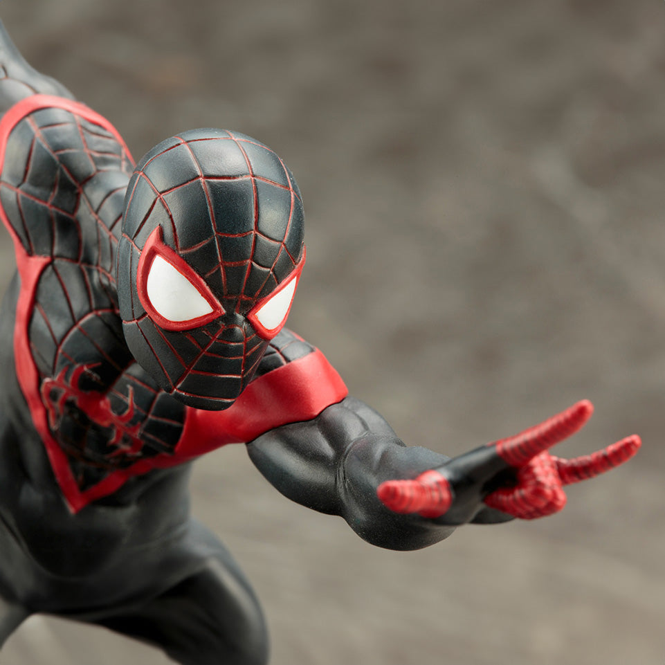 (IN STOCK) Kotobukiya - ARTFX+ - Marvel - Spider-Man (Miles Morales) (1/10 Scale) - Marvelous Toys