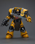 Joy Toy - JT9378 - Warhammer 40,000 - Imperial Fists - Legion Cataphractii Terminator Squad: Sergeant with Power Sword (1/18 Scale) - Marvelous Toys
