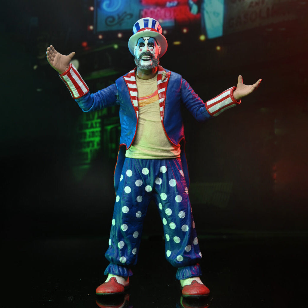 Neca - House of 1000 Corpses - Captain Spaulding (Tailcoat) 20th Anniversary (7&quot;) - Marvelous Toys