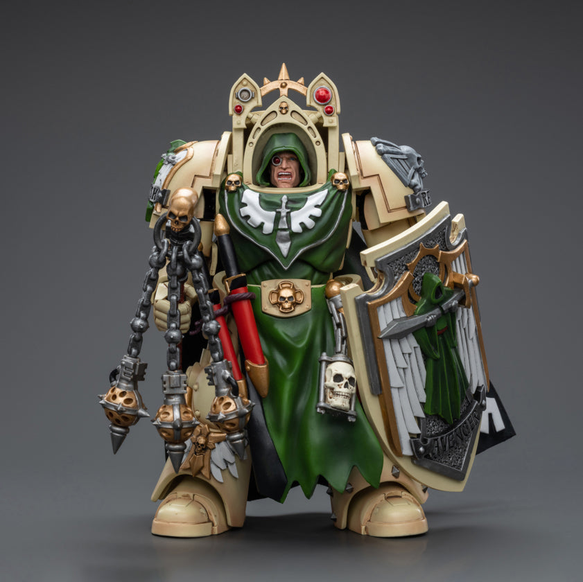 Joy Toy - JT9190 - Warhammer 40,000 - Dark Angels - Deathwing Knight Master with Flail of the Unforgiven (1/18 Scale) - Marvelous Toys