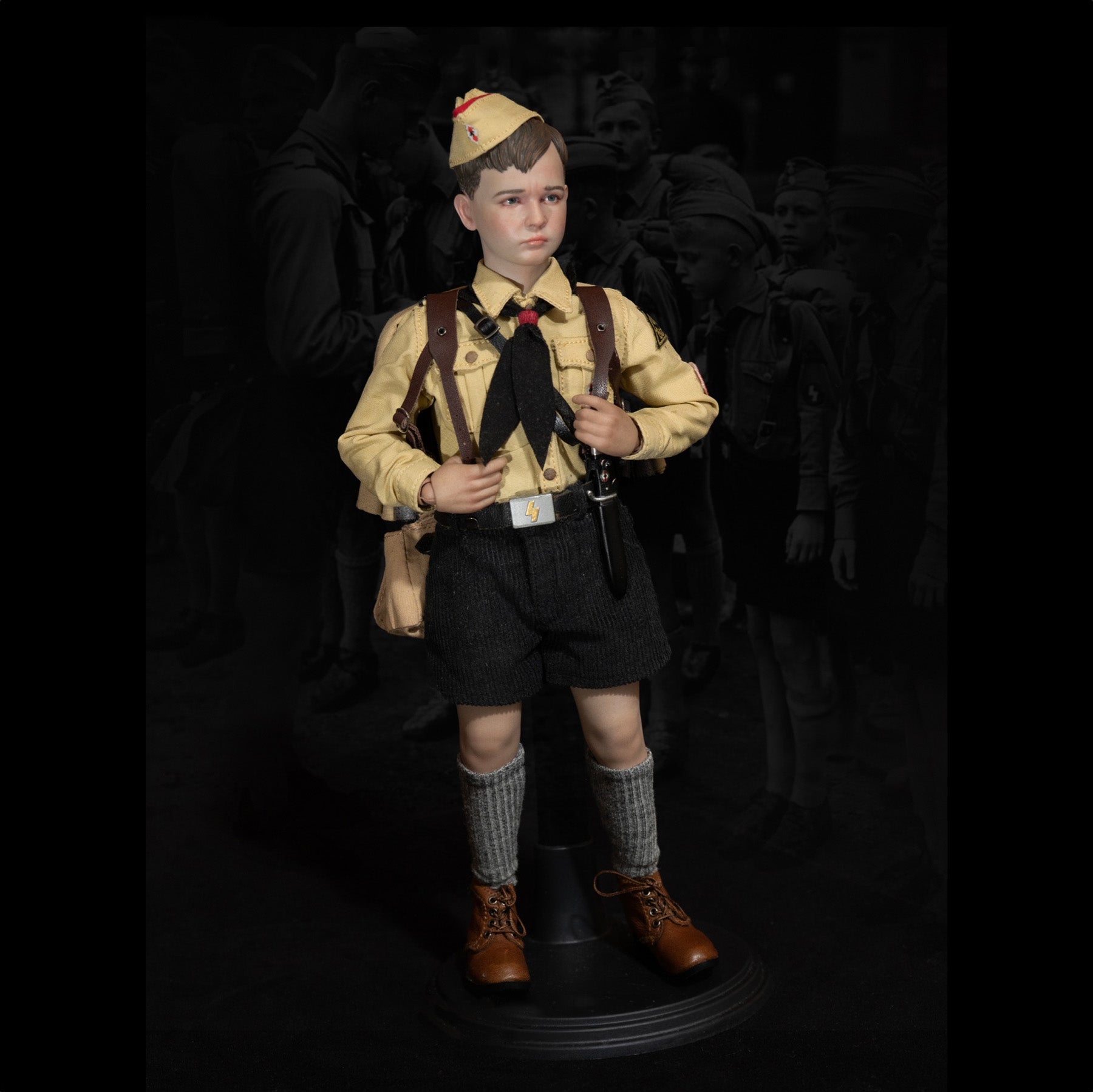 Facepoolfigure - FP-016B - WWII Deutsches Jungvolk - German Army Youth Corps &quot;Rabbit Boy&quot; (History ed.) (1/6 Scale) - Marvelous Toys