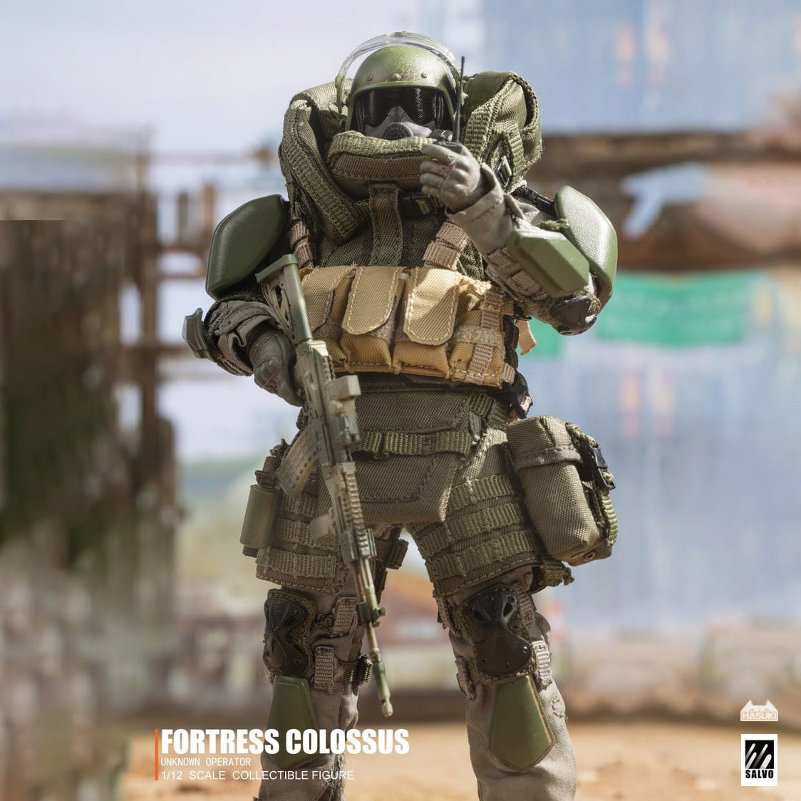 Hasuki - Black Ops Salvo Series - Fortress Colossus (1/12 Scale) - Marvelous Toys